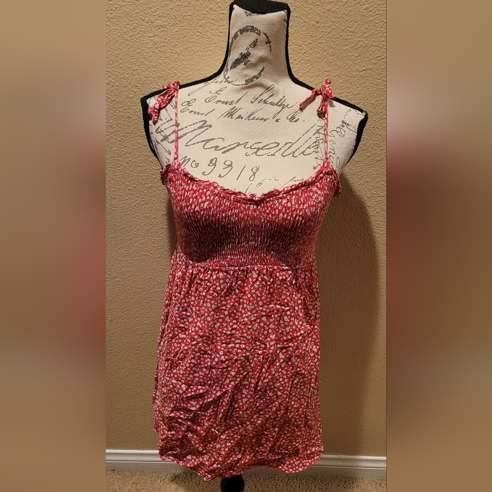 Zara Red and White Mini Dress